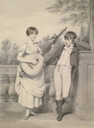 John and Charlotte by Henry Edridge